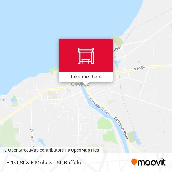 E 1st St & E Mohawk St map