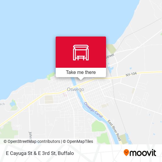 Mapa de E Cayuga St & E 3rd St