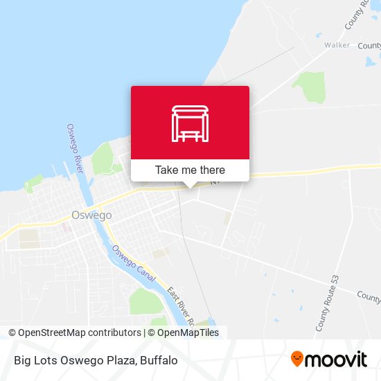 Mapa de Big Lots Oswego Plaza