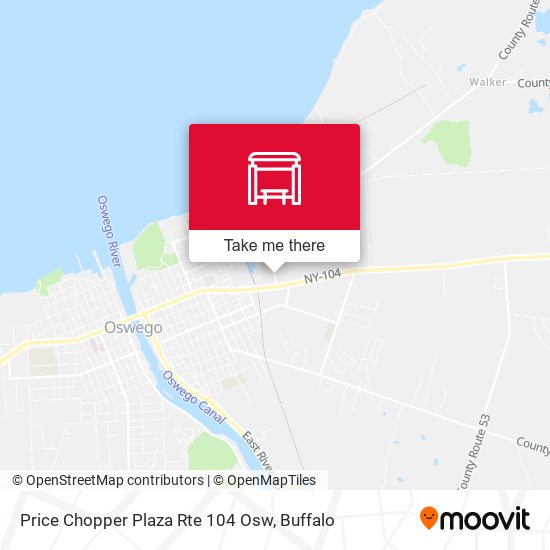 Price Chopper Plaza Rte 104 Osw map