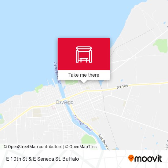Mapa de E 10th St & E Seneca St