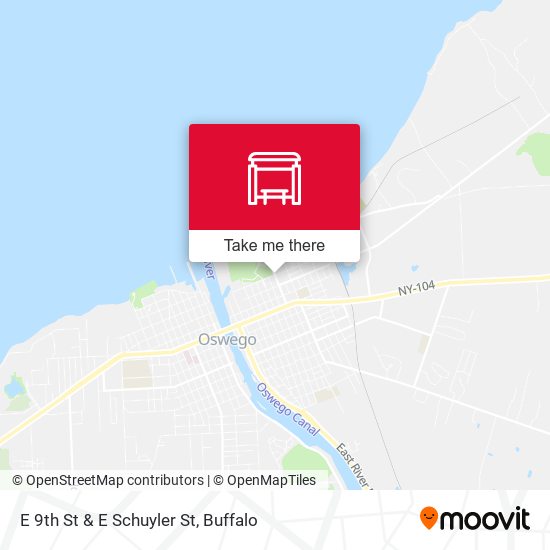 Mapa de E 9th St & E Schuyler St