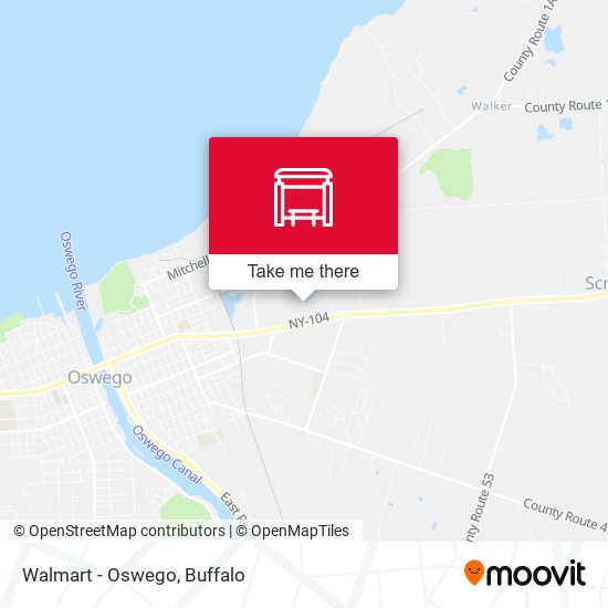 Walmart - Oswego map