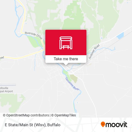 E State/Main St (Wlsv) map