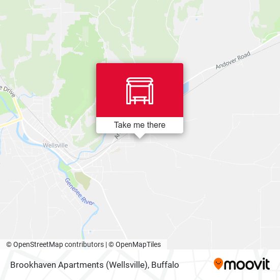 Brookhaven Apartments (Wellsville) map