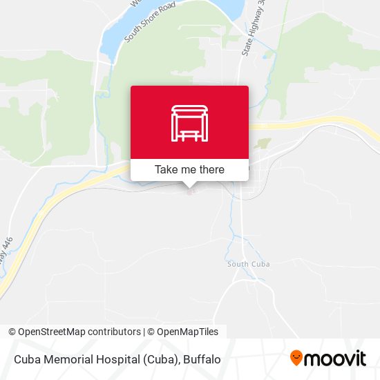 Mapa de Cuba Memorial Hospital