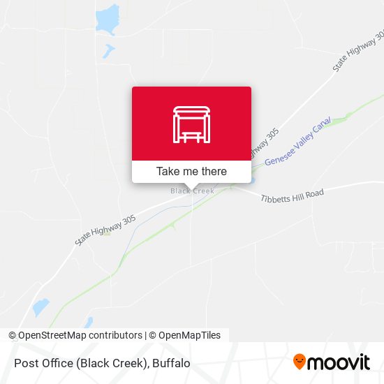 Mapa de Post Office (Black Creek)