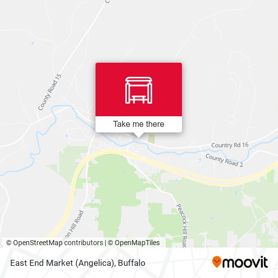 East End Market (Angelica) map