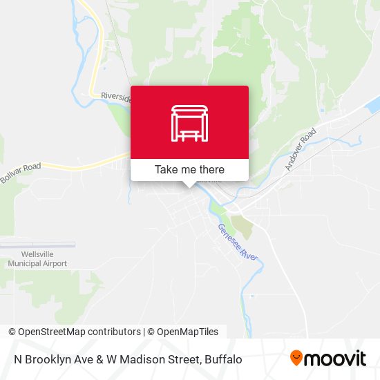 Mapa de N Brooklyn Ave & W Madison Street