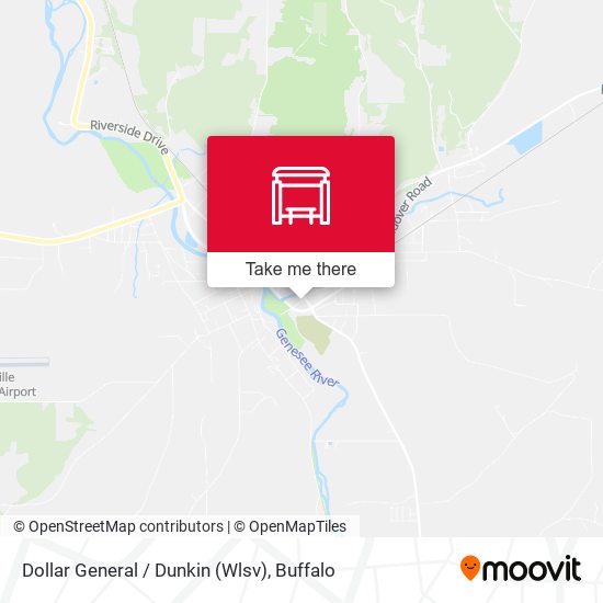 Dollar General / Dunkin (Wlsv) map