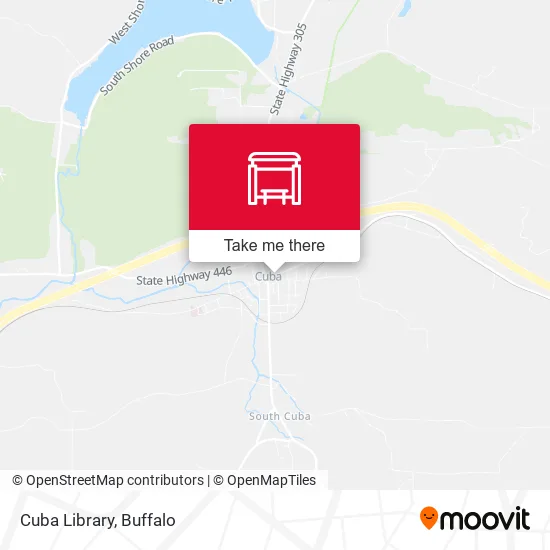 Cuba Library map