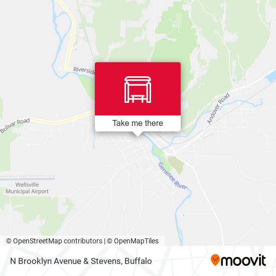 N Brooklyn Avenue & Stevens map