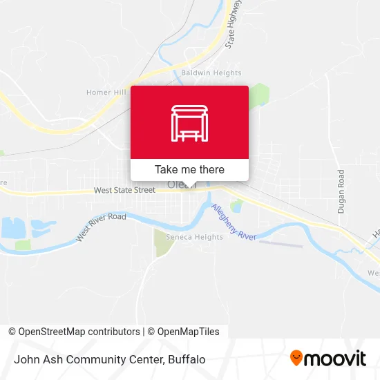 John Ash Community Center map