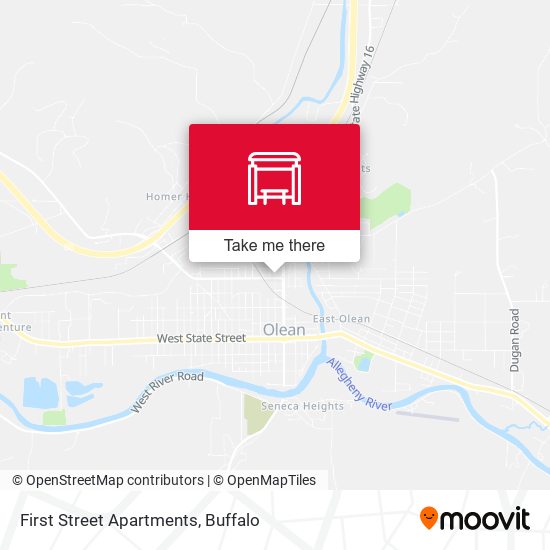 First Street Apartments map