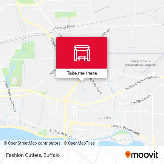 Fashion Outlets map