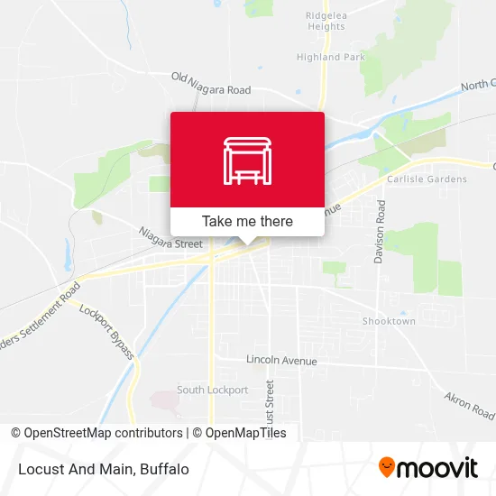 Locust And Main map