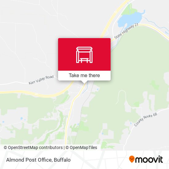Mapa de Almond Post Office