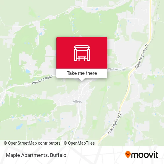 Maple Apartments map