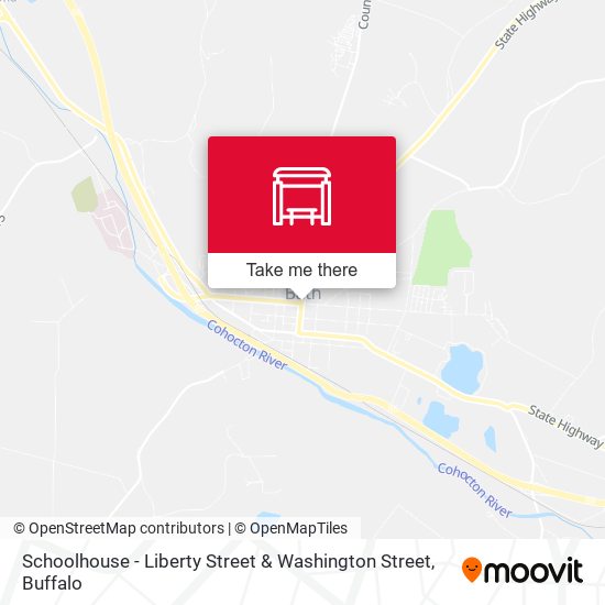 Schoolhouse - Liberty Street & Washington Street map