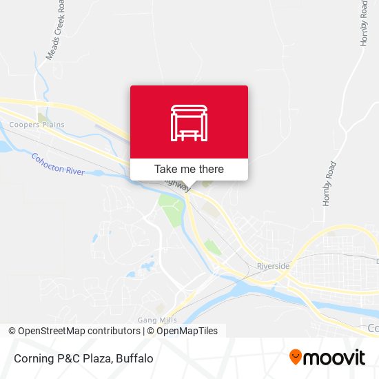 Mapa de Corning P&C Plaza