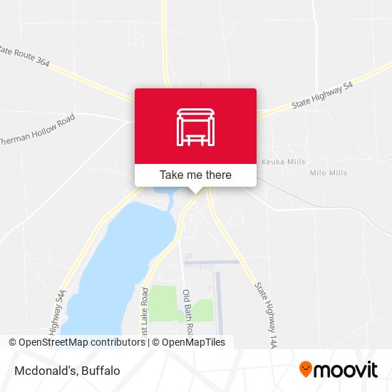 Mcdonald's map