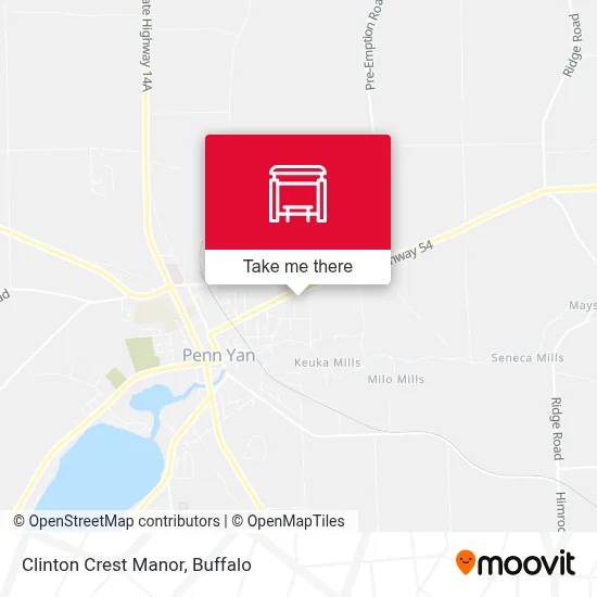 Clinton Crest Manor map