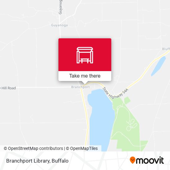 Branchport Library map