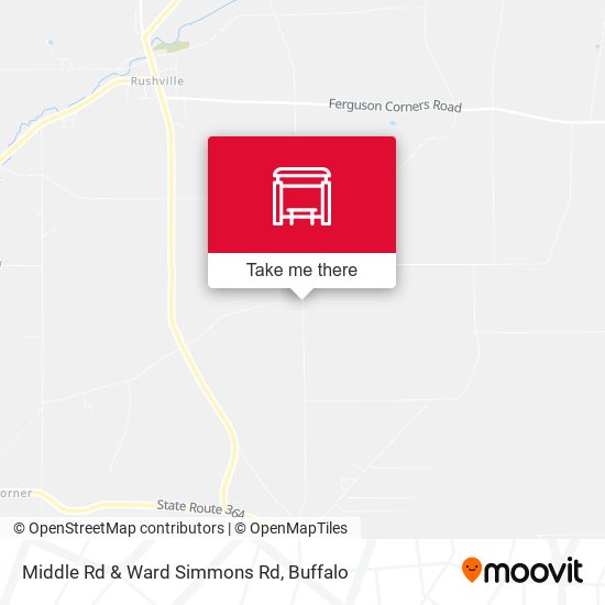Middle Rd & Ward Simmons Rd map