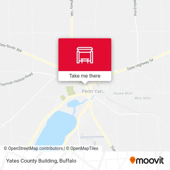 Yates County Building map