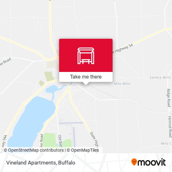 Mapa de Vineland Apartments