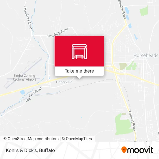 Kohl's & Dick's map