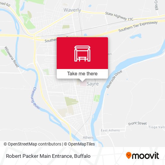 Mapa de Robert Packer Main Entrance