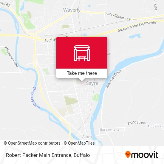 Robert Packer Main Entrance map