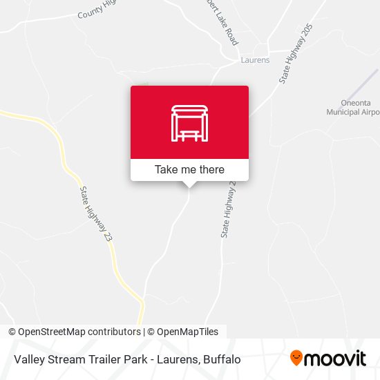 Valley Stream Trailer Park - Laurens map