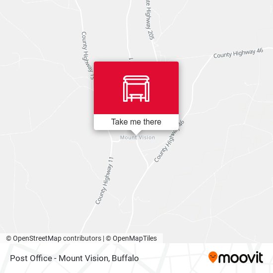 Mapa de Post Office - Mount Vision
