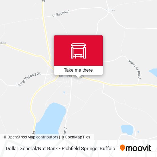 Mapa de Dollar General / Nbt Bank - Richfield Springs