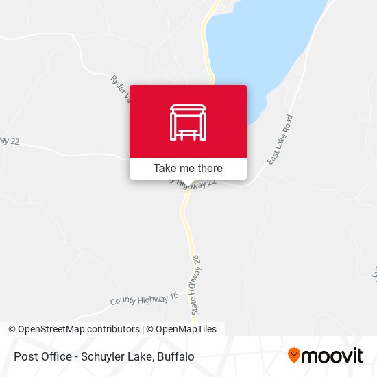 Mapa de Post Office - Schuyler Lake