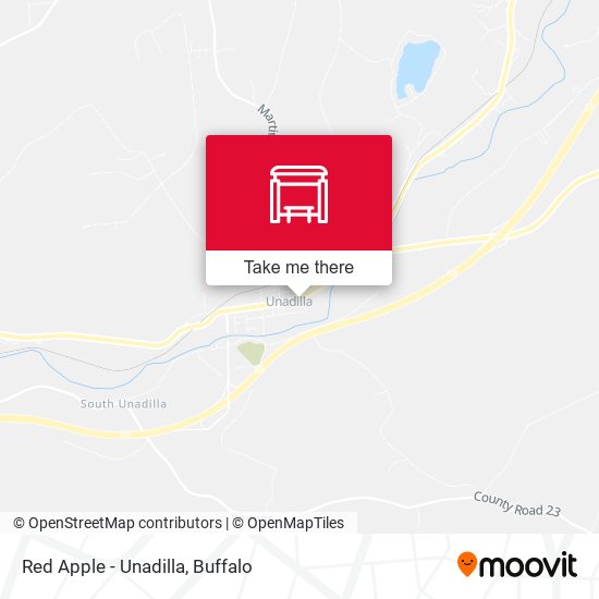 Mapa de Red Apple - Unadilla