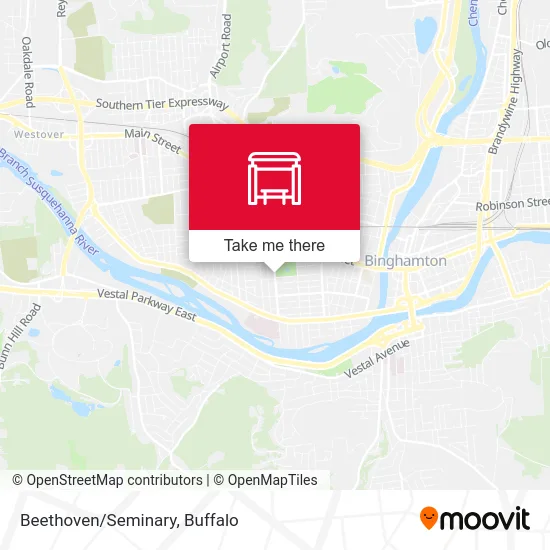 Beethoven/Seminary map