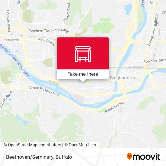 Beethoven/Seminary map