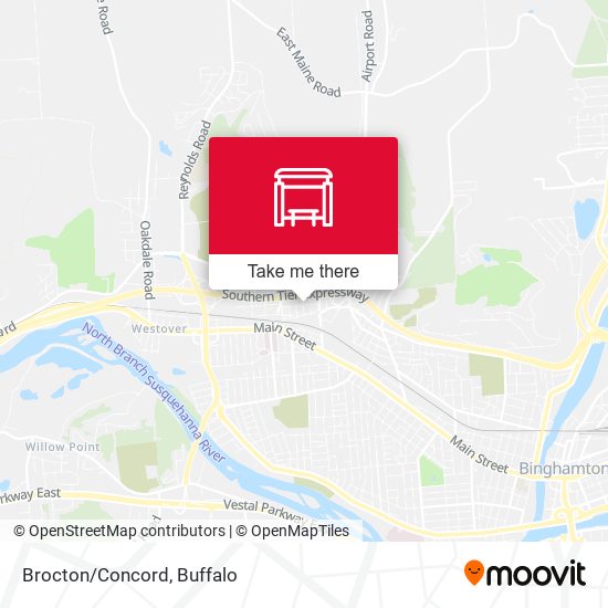 Brocton/Concord map