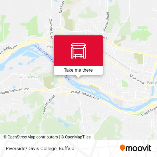 Riverside/Davis College map