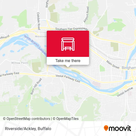 Riverside/Ackley map