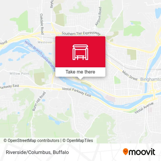 Mapa de Riverside/Columbus