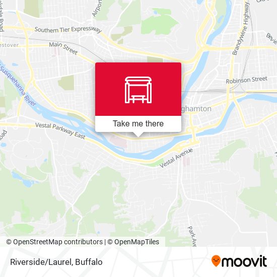 Mapa de Riverside/Laurel
