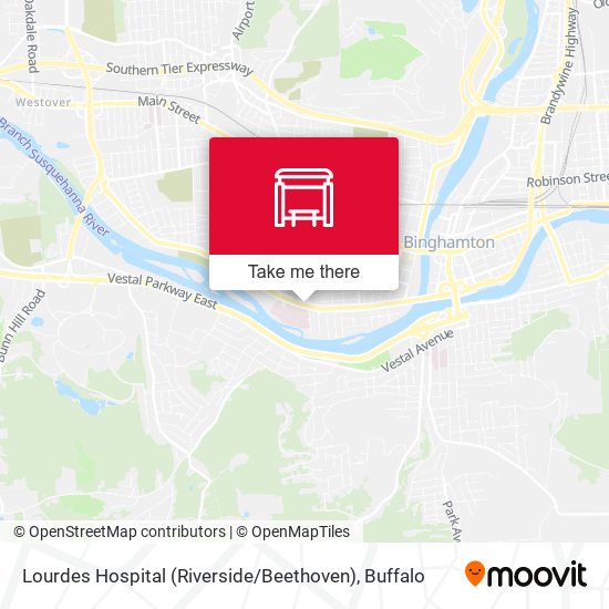 Lourdes Hospital (Riverside / Beethoven) map