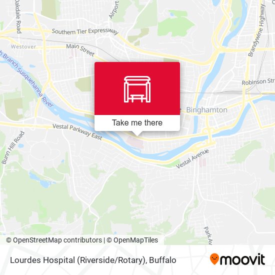 Lourdes Hospital (Riverside / Rotary) map