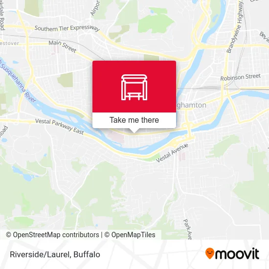 Mapa de Riverside/Laurel