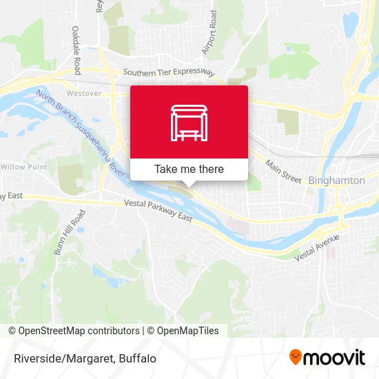 Riverside/Margaret map