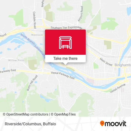 Mapa de Riverside/Columbus